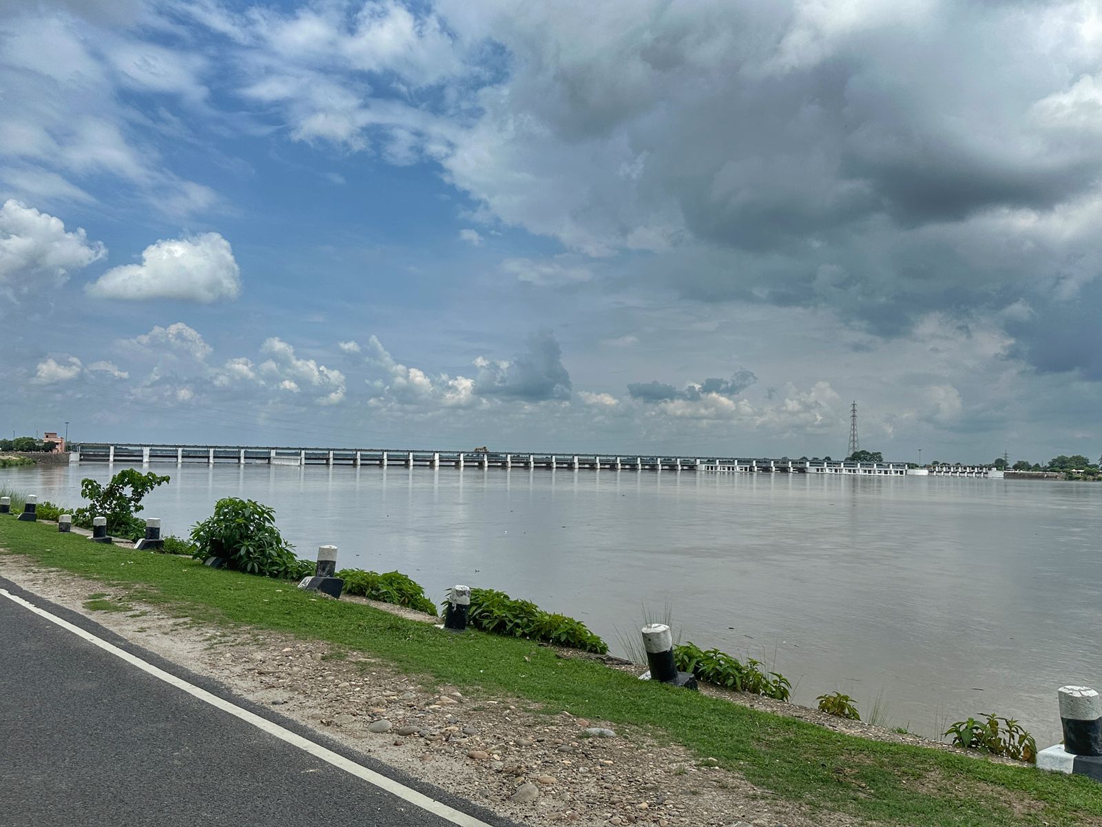 Gandak Barrage near Valmiki Tiger Reserve