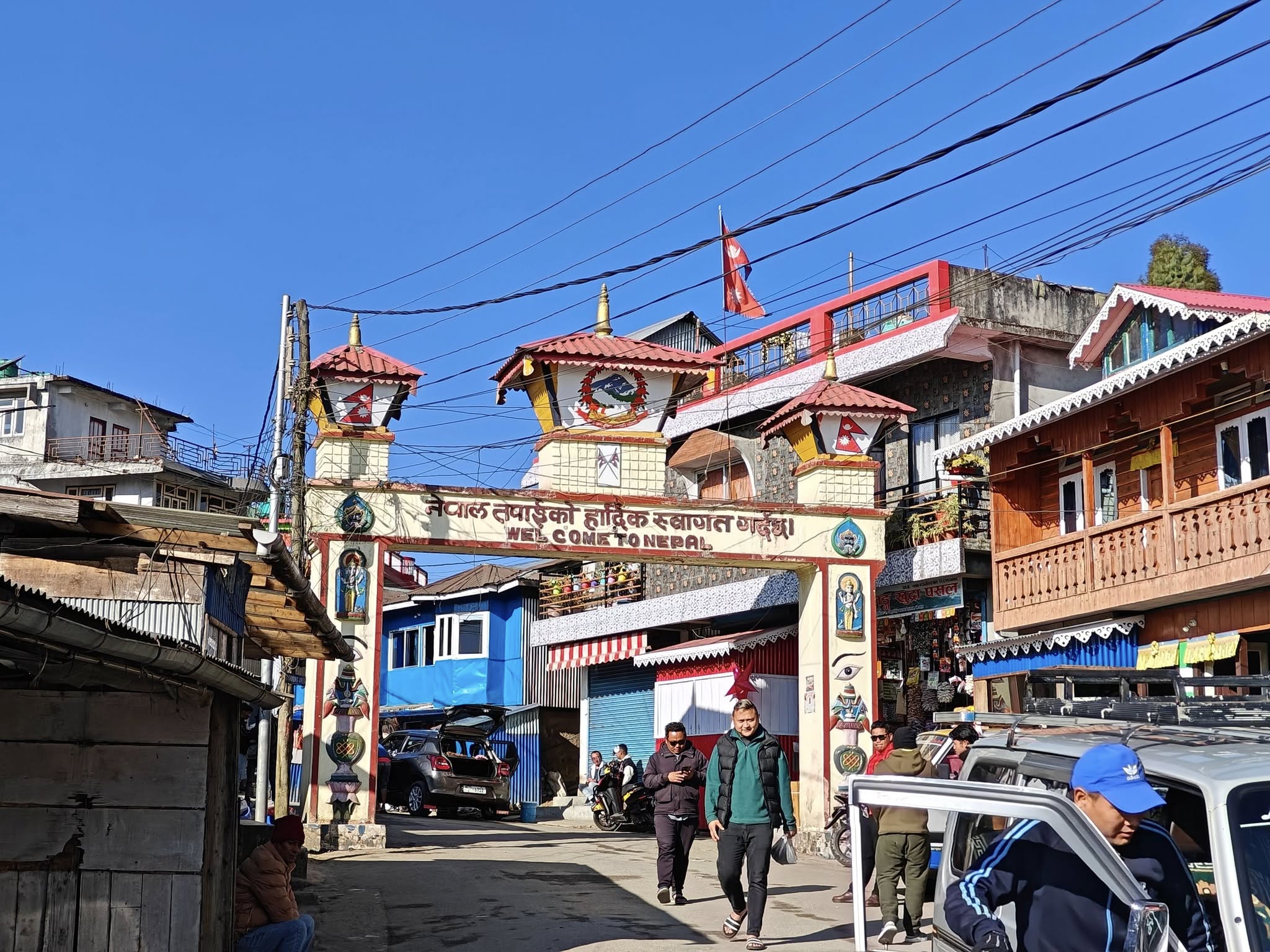 Triveni Market near Valmiki Tiger Reserve