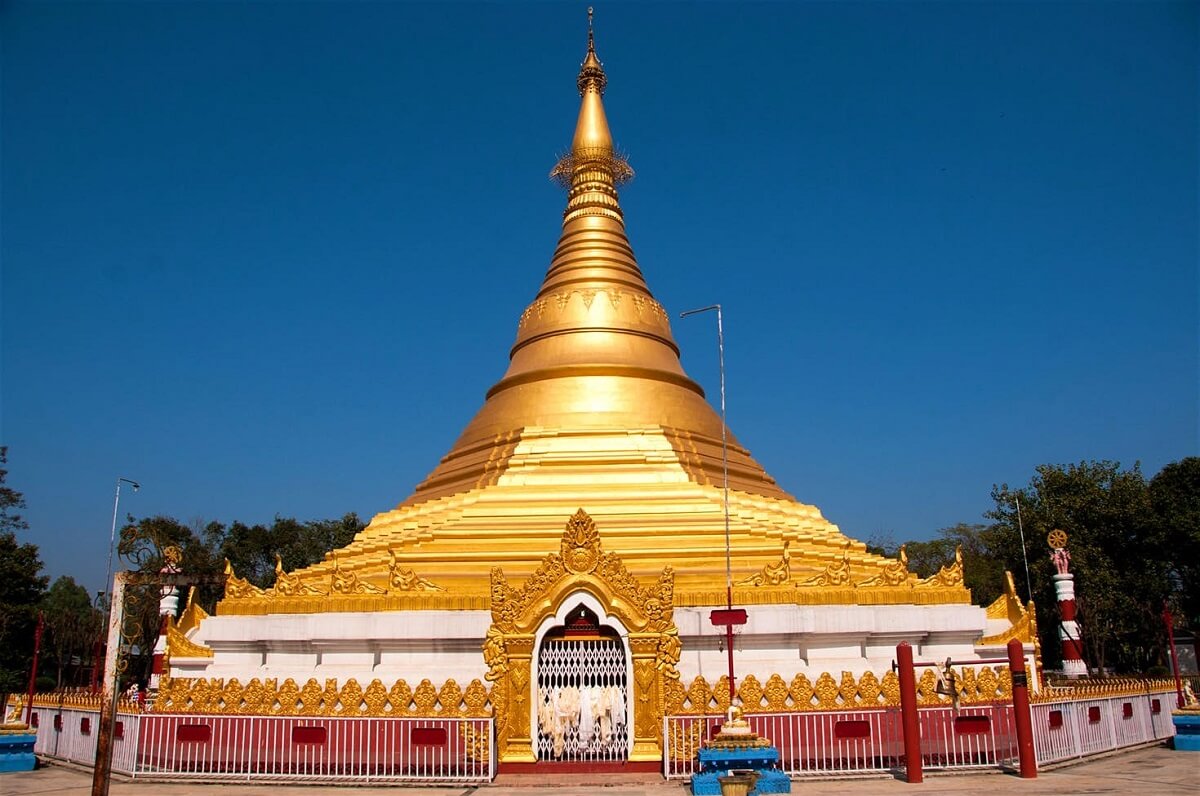 Lumbini (Birthplace of Lord Buddha) near Valmiki Tiger Reserve